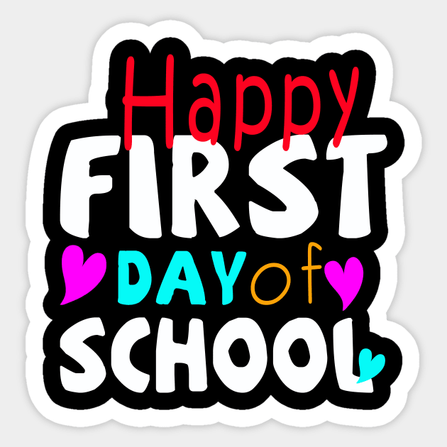 happy first day of school Sticker by marisamegan8av